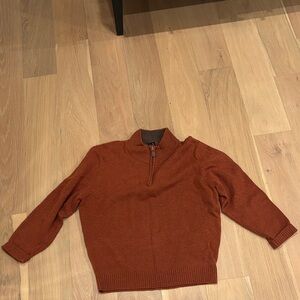 Jos. A. Bank Men's Zip-Up Sweater in Rust